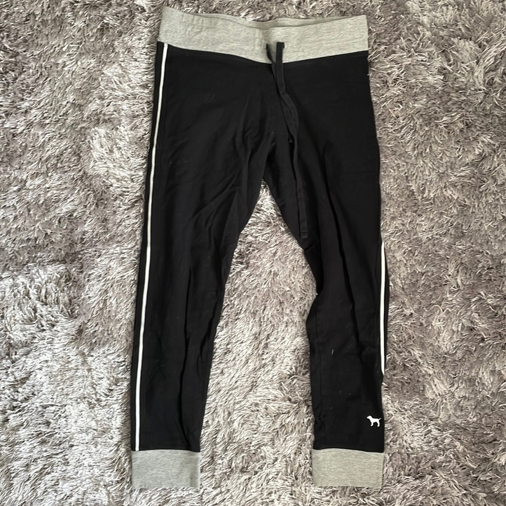 PINK Black Joggers